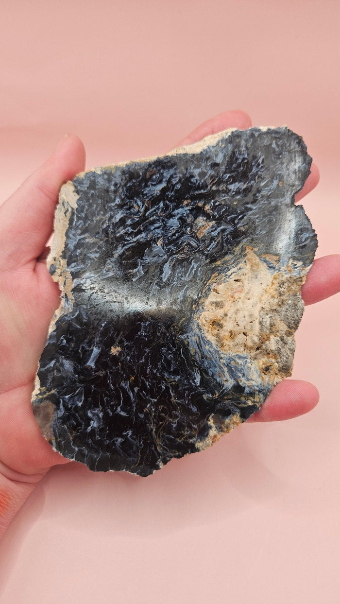 Pietersite Mineral Specimen Slab from Namibia