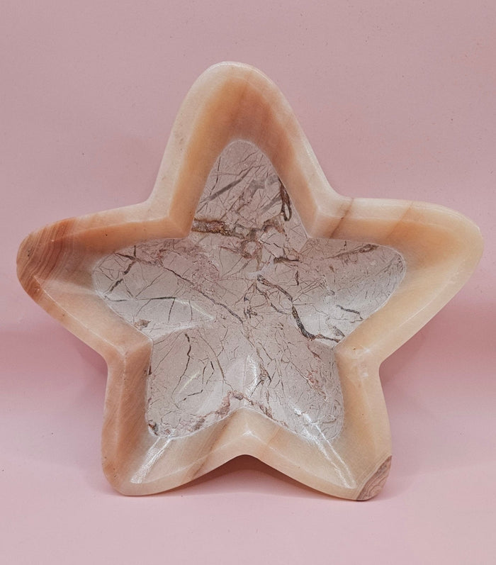 Polished Onyx Star Dish