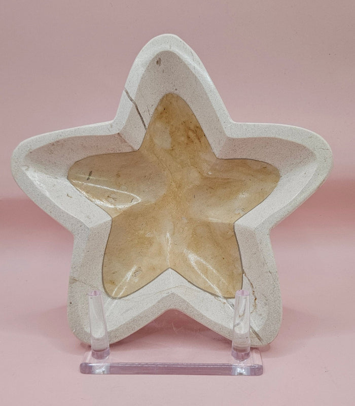 Polished Onyx Star Dish
