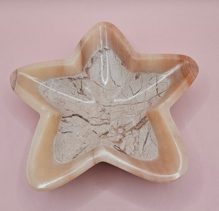 Polished Onyx Star Dish