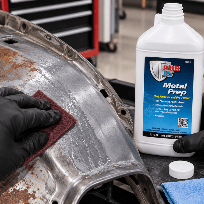 POR-15® 40204 Quart Metal Prep Water Based Metal Etcher -POF.40204 - Eagle National Supply