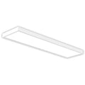 White flush-mount ceiling light, by Votatec, for hallway, bedroom, or entryway