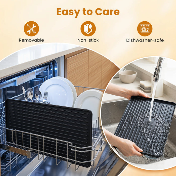 Raclette Grill & Griddle for 8 with Reversible Nonstick Plate