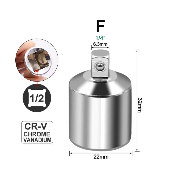 Ratchet Socket Adapter Set