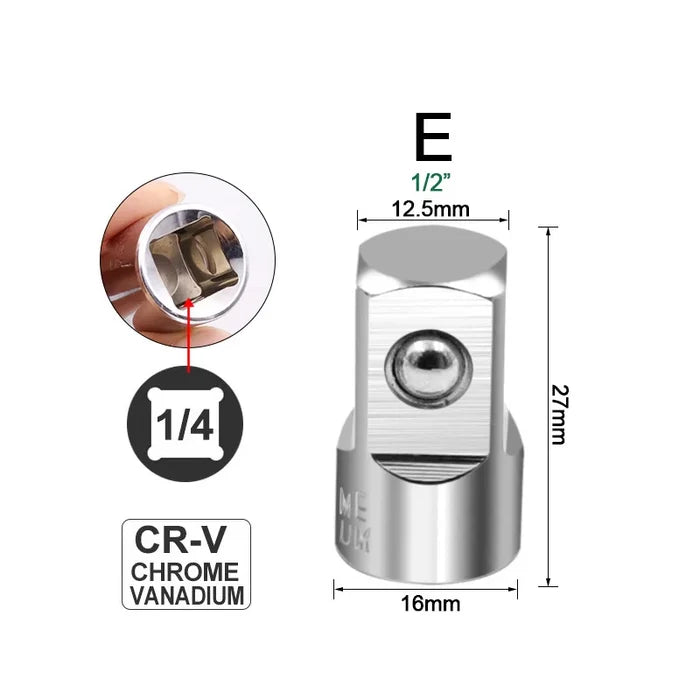 Ratchet Socket Adapter Set