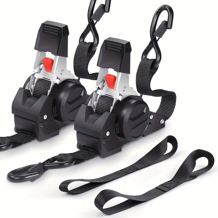 Retractable Ratchet Tie Down Straps