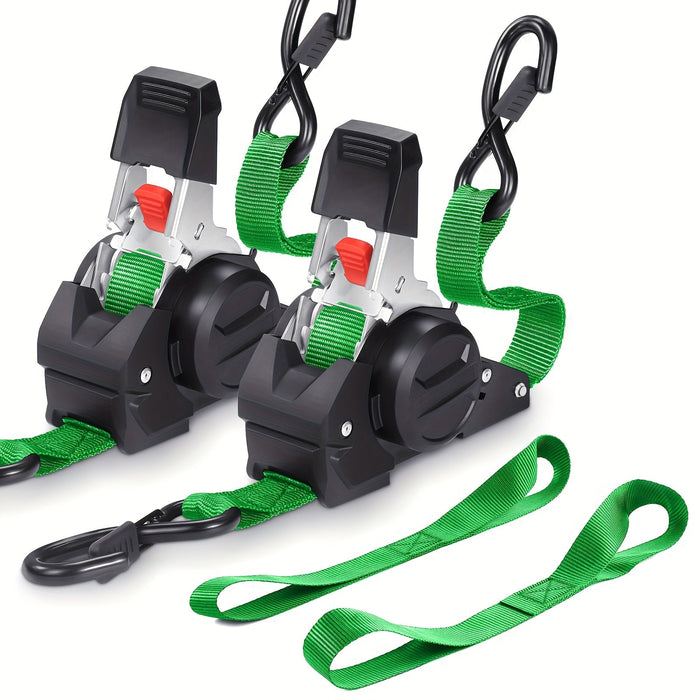 Retractable Ratchet Tie Down Straps