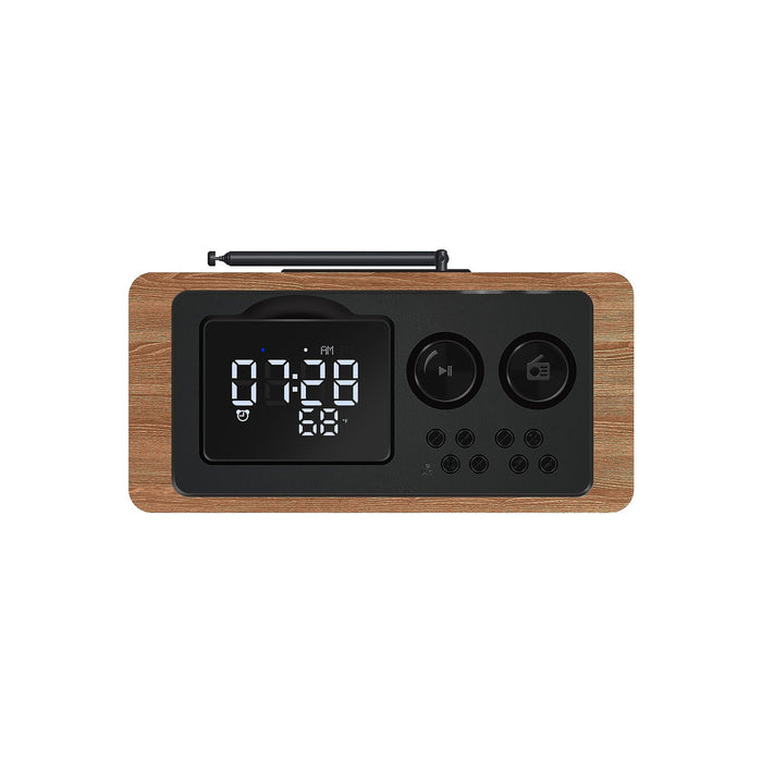 Retro Bedside Radio with Alarm Clock, Bluetooth 5.1 & FM Tuner