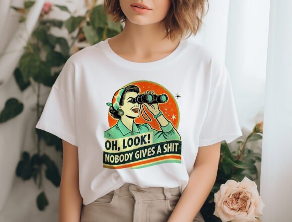 Retro Woman Bamboo T-Shirt