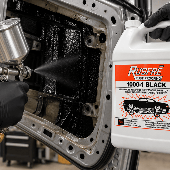 Rusfre 1000-1B All-Purpose Innerpanel Rustproofing, 1 Gal Black -1000-1B - Eagle National Supply