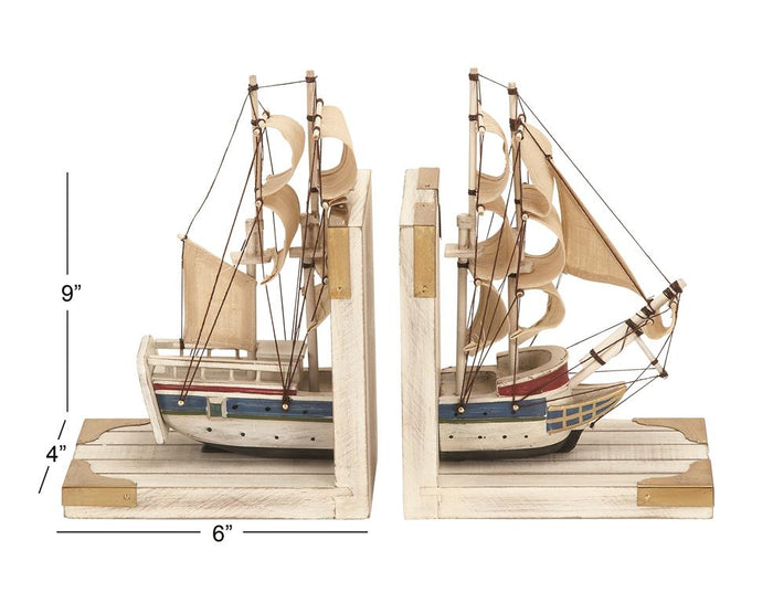 Sailboat Bookends
