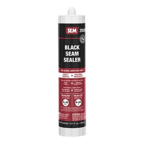 SEM 29392 1K Black Seam Sealer, 10.1 oz Tube -29392 - Eagle National Supply