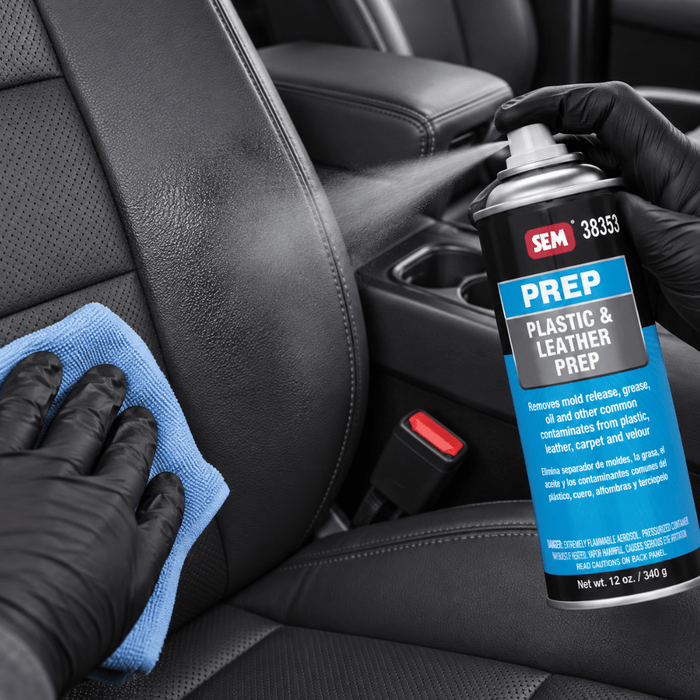 SEM 38353 Leather Carpet and Plastic Prep Solvent Blend | 12 oz Aerosol -38353 - Eagle National Supply