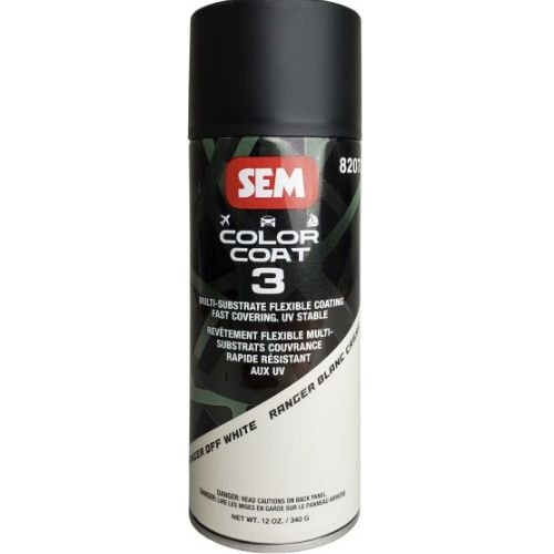 SEM 82073 Color Coat 3 Ranger Off White, 16 oz | Aerosol | Auto Interior Paint -82073 - Eagle National Supply
