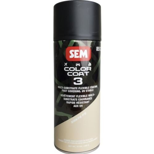 SEM 85123 Color Coat 3 Santa Fe, 16 oz | Aerosol | Auto Interior Paint - 85123 - Eagle National Supply