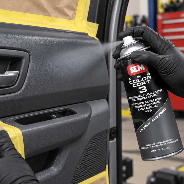 SEM 87103 Color Coat 3 Dk Gray, 16 oz | Aerosol | Auto Interior Paint -87103 - Eagle National Supply