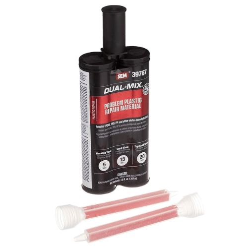 SEM Dual - Mix 39767 Gray Problem Plastic Repair Material, 7 oz - 39767 - Eagle National Supply