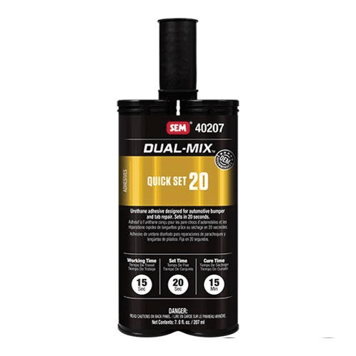 SEM Dual - Mix 40207 20 sec Quick Set Urethane Adhesive, 7 oz - 40207 - Eagle National Supply