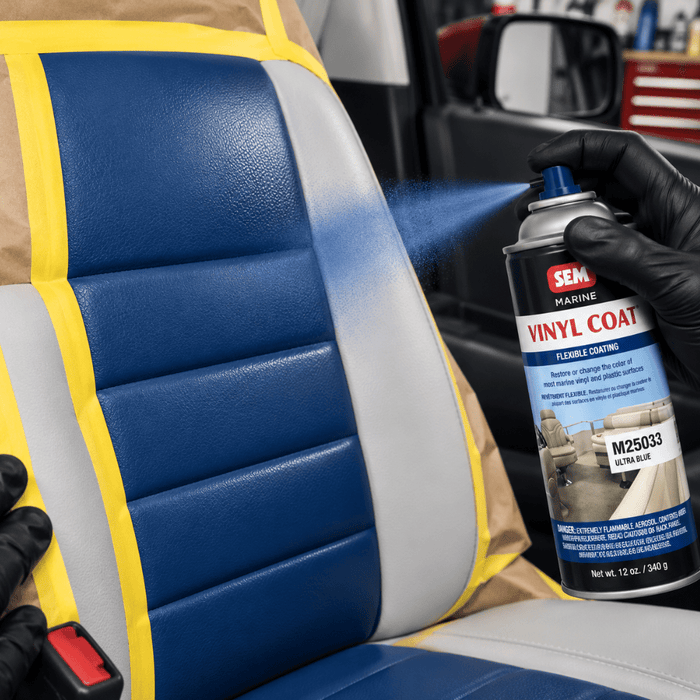 SEM M25033 Ultra Blue, 12oz | Aerosol | Marine Vinyl Coat -M25033 - Eagle National Supply