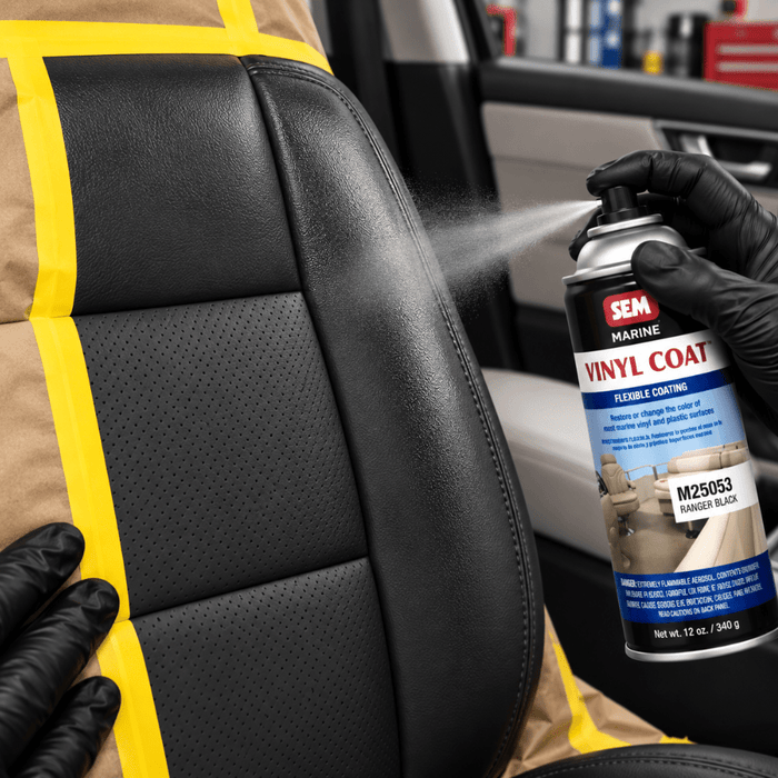 SEM M25063 Ranger Black, 12oz | Aerosol | Marine Vinyl Coat -M25053 - Eagle National Supply