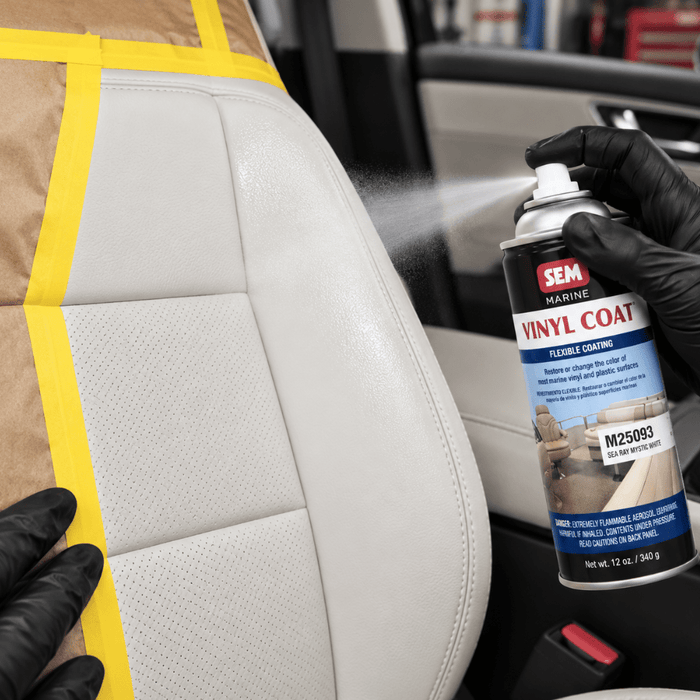 SEM M25093 Mystic White, 12oz | Aerosol | Marine Vinyl Coat -M25093 - Eagle National Supply