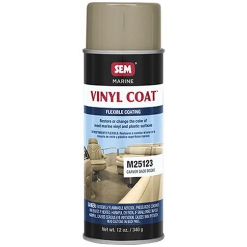 SEM M25123 Carver Dade Bisque, 12oz | Aerosol | Marine Vinyl Coat - M25123 - Eagle National Supply