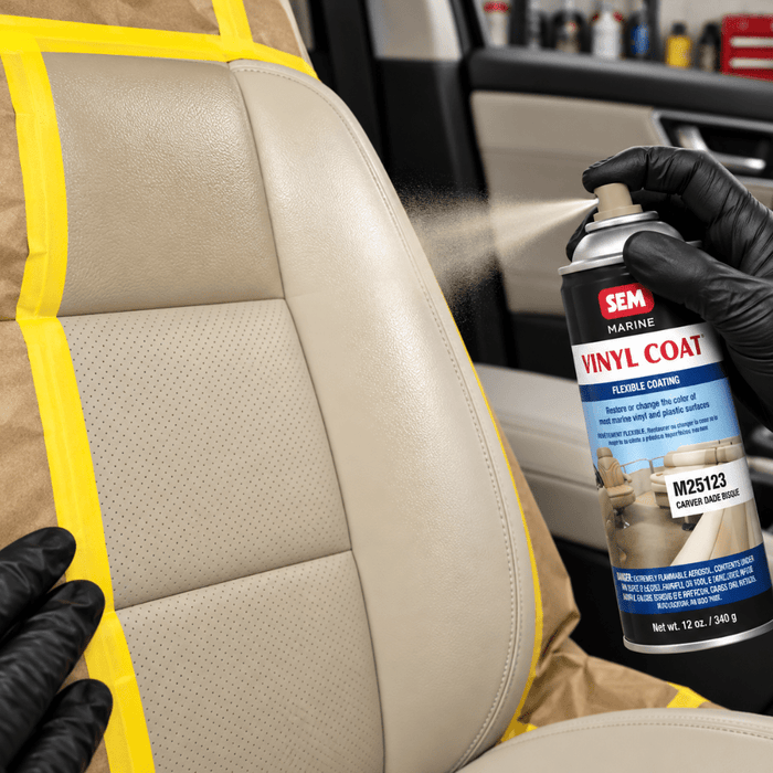 SEM M25123 Carver Dade Bisque, 12oz | Aerosol | Marine Vinyl Coat -M25123 - Eagle National Supply