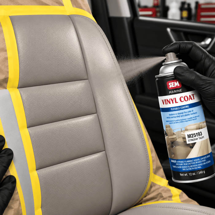 SEM M25153 Stingray Taupe, 12oz | Aerosol | Marine Vinyl Coat -M25153 - Eagle National Supply