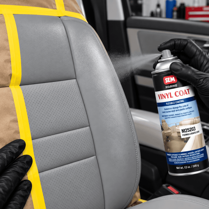 SEM M25203 Formula Boats Gray, 12oz | Aerosol | Marine Vinyl Coat -M25203 - Eagle National Supply