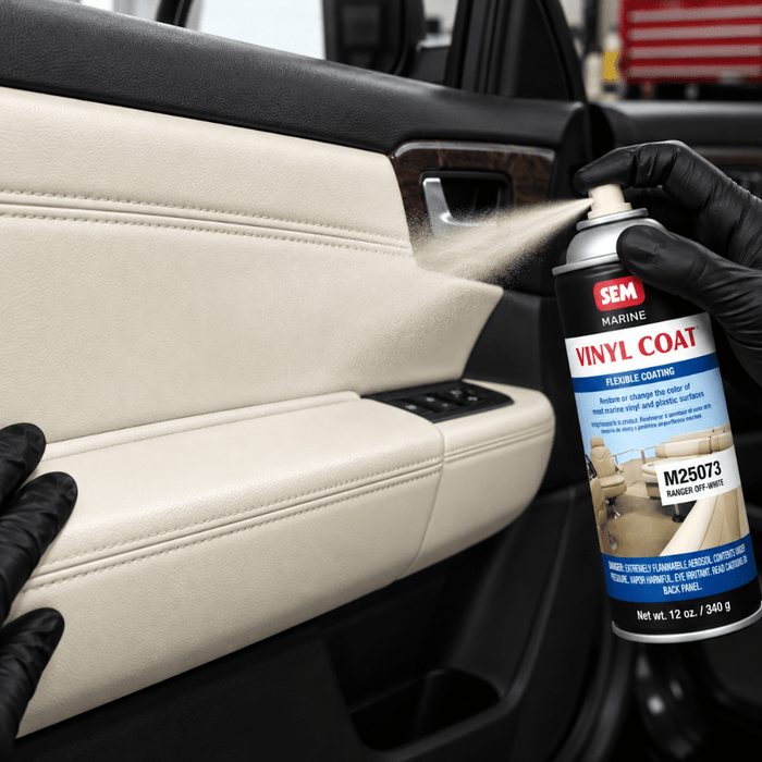 SEM M25703 Ranger Off White, 12oz | Aerosol | Marine Vinyl Coat -M25073 - Eagle National Supply