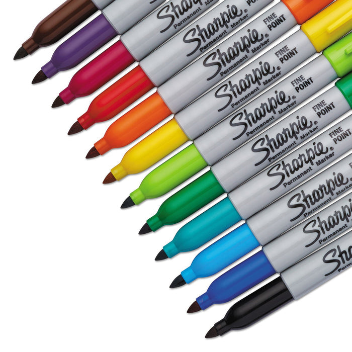 Sharpie Fine Tip Permanent Markers 12-Set