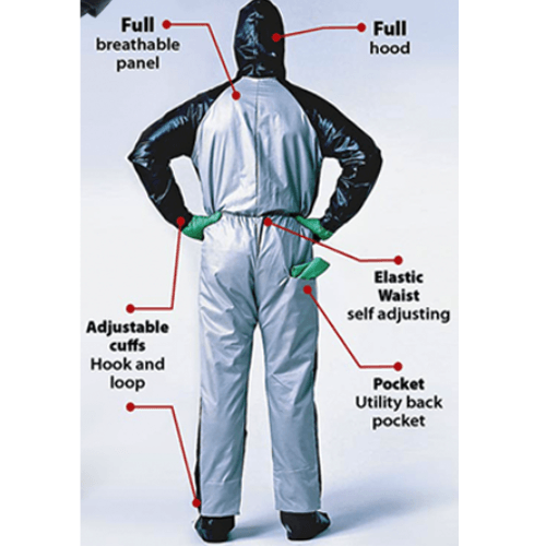 Shoot Suit 3XL White Reusable Paint Suit with Hood -6121044XXXL---Eagle National Supply