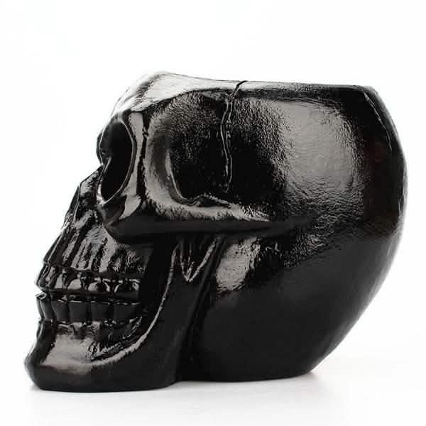 Skull Desk Organizer & Stationary Holder