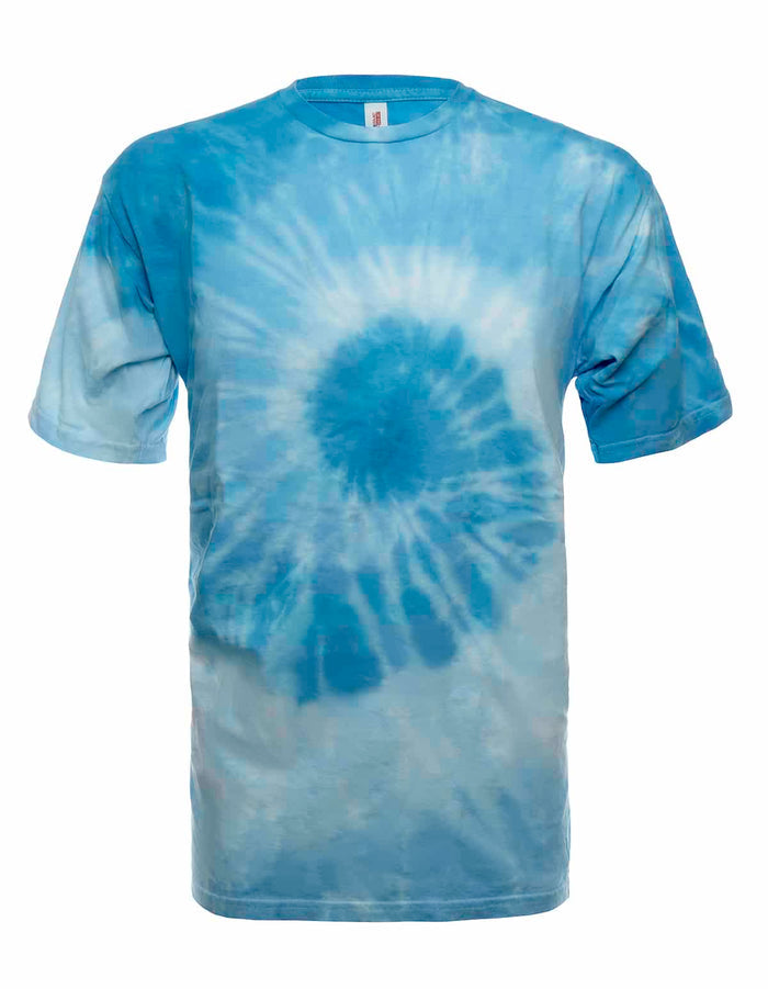 Sky Multi Spiral Tie-Dye T-Shirt