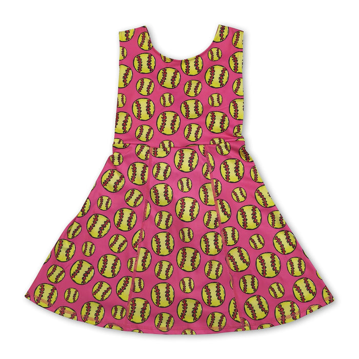 Sleeveless Softball Athletic Dress