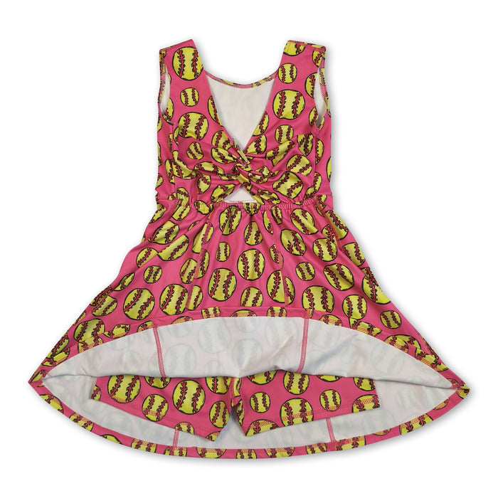 Sleeveless Softball Athletic Dress