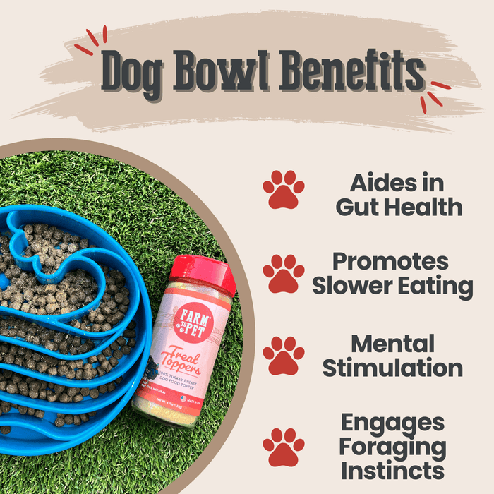 Slow Feeder Dog Bowl