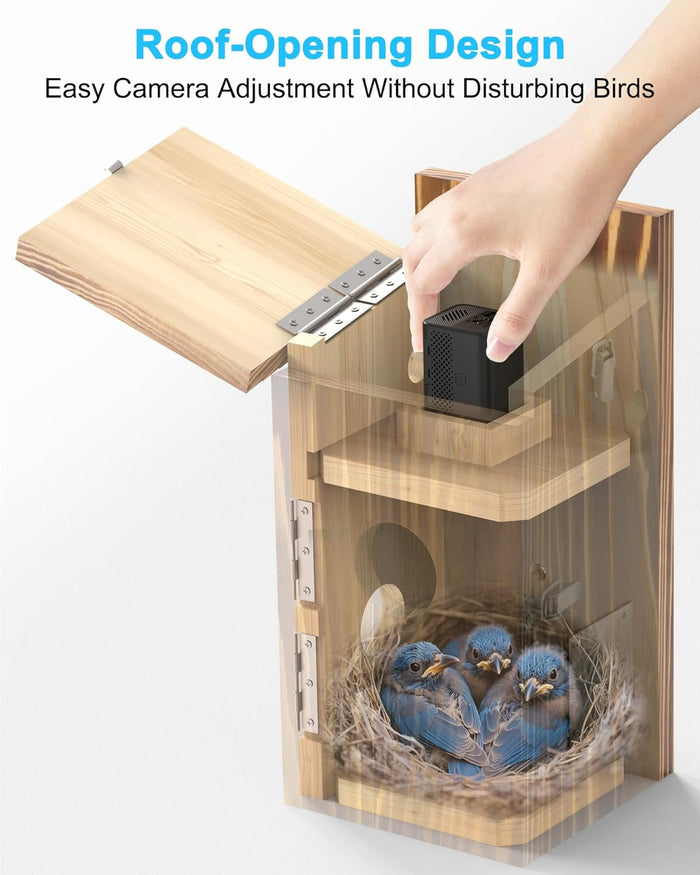 Solar-Powered Smart Birdhouse