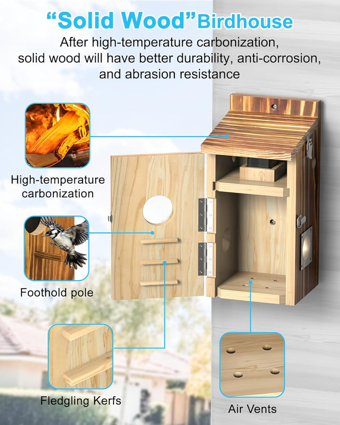 Solar-Powered Smart Birdhouse