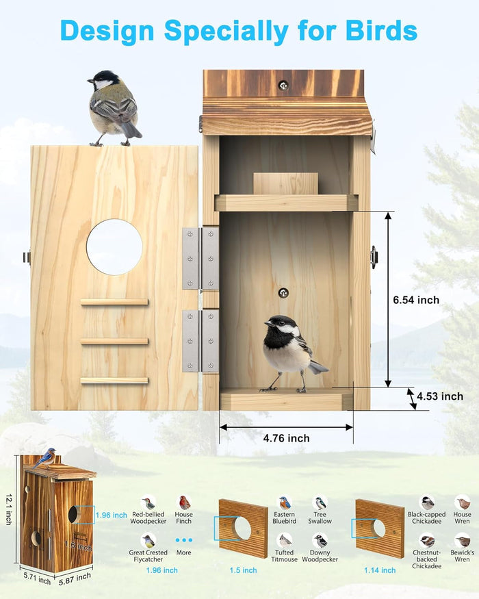 Solar-Powered Smart Birdhouse
