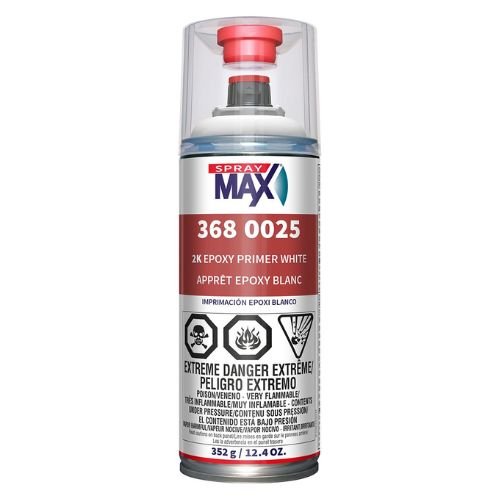 SprayMax® 3680025 White Universal 2K Epoxy Primer Filler Aerosol - 3680025 - Eagle National Supply