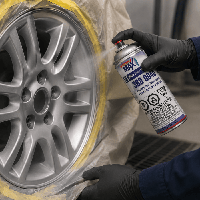 SprayMax 3680040 Silver Quick Dry Wheel Paint, 10.9 oz -3680040 - Eagle National Supply