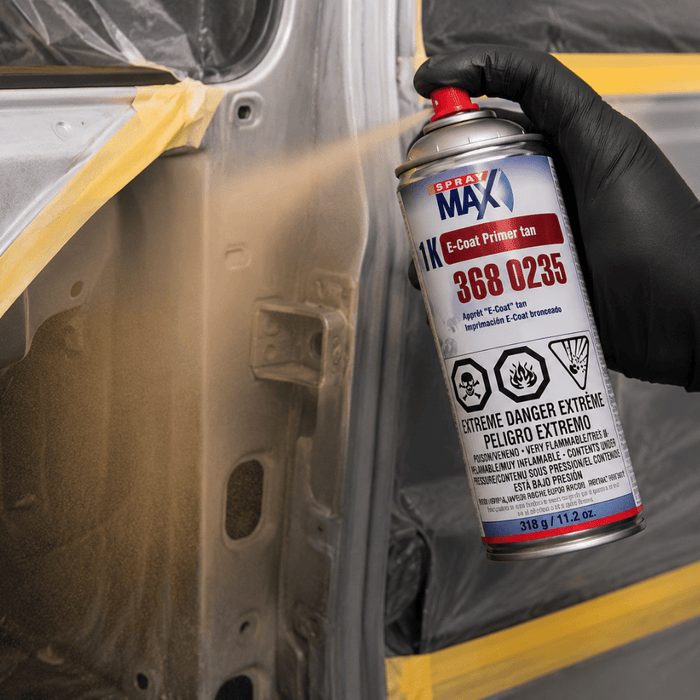 SprayMax 3680235 Tan 1K E-Coat Primer, 11.2 oz Aerosol -3680235 - Eagle National Supply