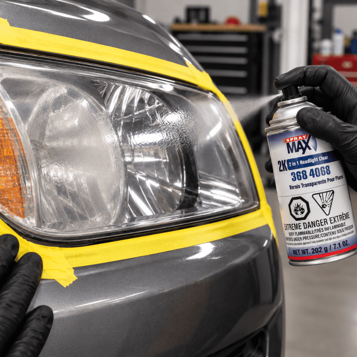 SprayMax® 3684068 2K Headlight Clear Coat for Restoration, 7.1 oz -3684068 - Eagle National Supply
