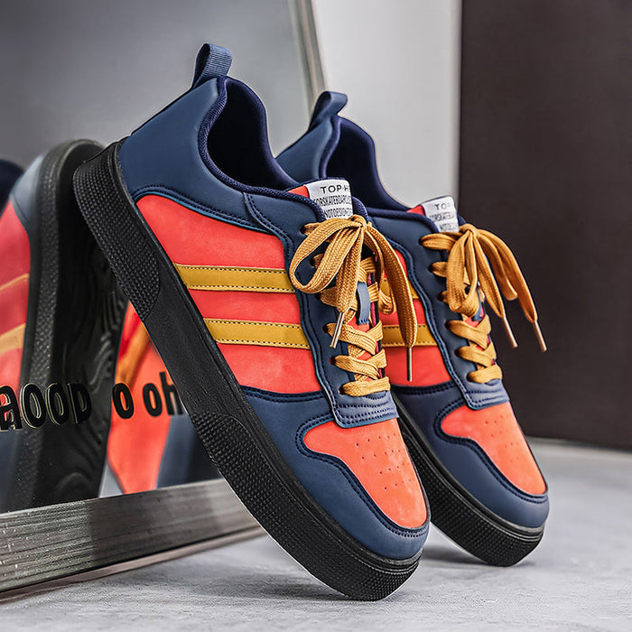 Striped Skate Low-Top Sneakers