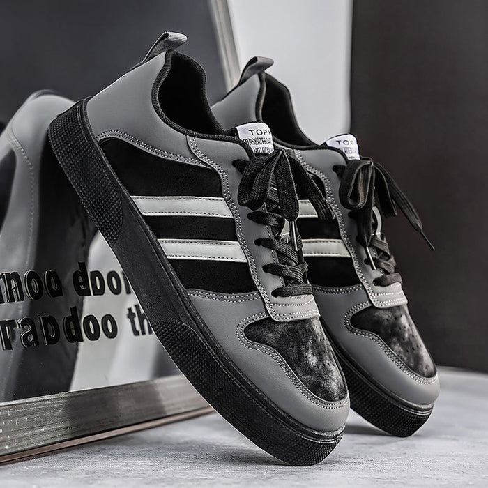 Striped Skate Low-Top Sneakers