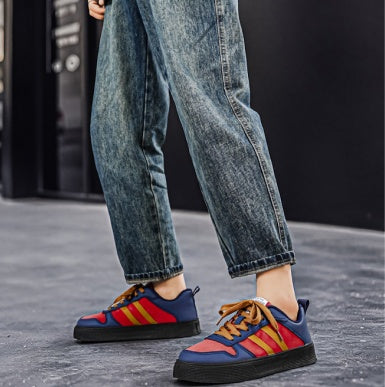 Striped Skate Low-Top Sneakers