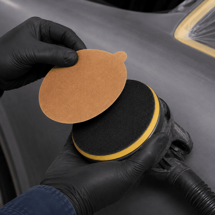Sunmight 6 Inch 1000 Grit Gold PSA Sanding Disc, 100 pk -02320 - Eagle National Supply