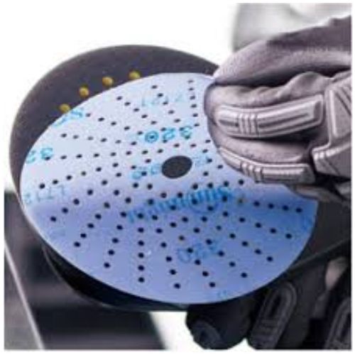Sunmight 6 in 800 Grit Ceramic Film Multi - Hole Grip Disc | 50 Pack - 76519 - Eagle National Supply