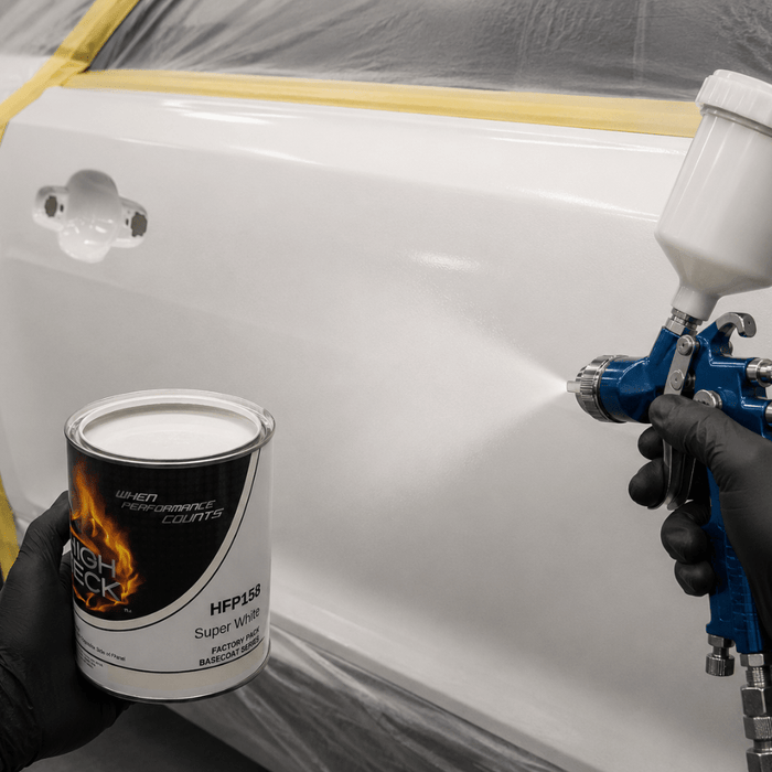 Super White Toyota 040 Basecoat Paint, Quart, High Teck HFP158 -HFP158-4 - Eagle National Supply